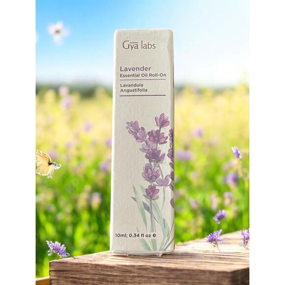 Gya Labs Lavender Essential Oil Roll-on .34 fl oz. 10ml NEW - Picture 1 of 4